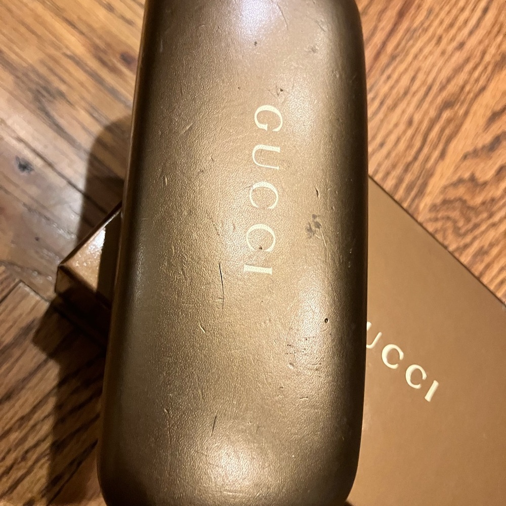 🎈🍃 GUCCI | GG 2769 / Strass Eyeglasses, Case & Box Bronze Italy - Picture 10 of 15